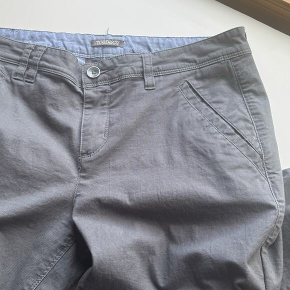 Toad & Co. Organic Cotton Straight Pants Gorpcore Hiking Outdoor Gray 8 Granola - Picture 3 of 8